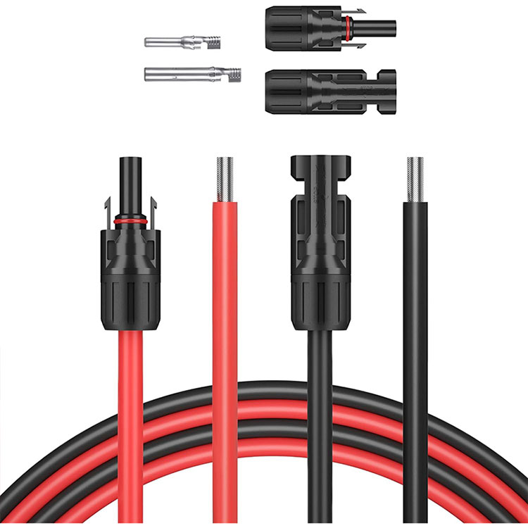 Fil de panneau solaire de 5 pieds 10AWG (6 mm2)