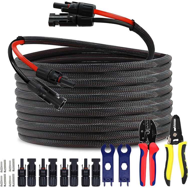 Fil de calibre 10 à ampérage élevé pour combinateur de cordes multi-panneaux